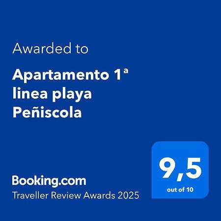 Apartamento 1ª Linea Playa Peñíscola Exterior foto